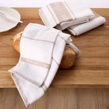 Ecology Fold Tea Towels Pumice 50 x 75cm (Set of 3)