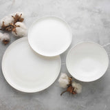 Ecology Canvas Dinner Plate White 27cm | Minimax