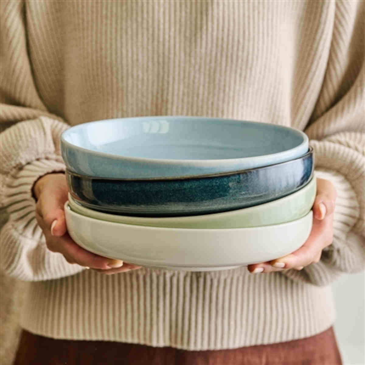 Ecology Element Dinner Bowls set of 4Assorted 22cm | Minimax