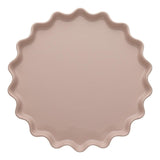 Ecology Ruffle Round Platter Pink Salt 32cm