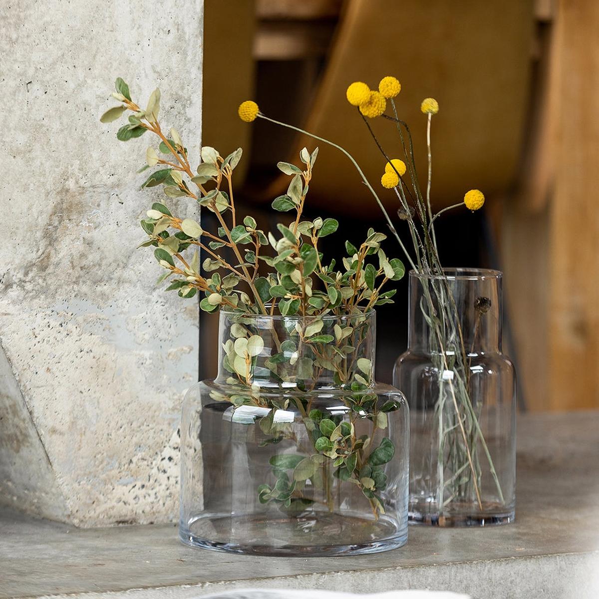 Ecology Fleur Delphine Clear Vase 25cm | Minimax