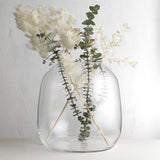 Ecology Fleur Jardin Vase 30cm | Minimax  - with white flower