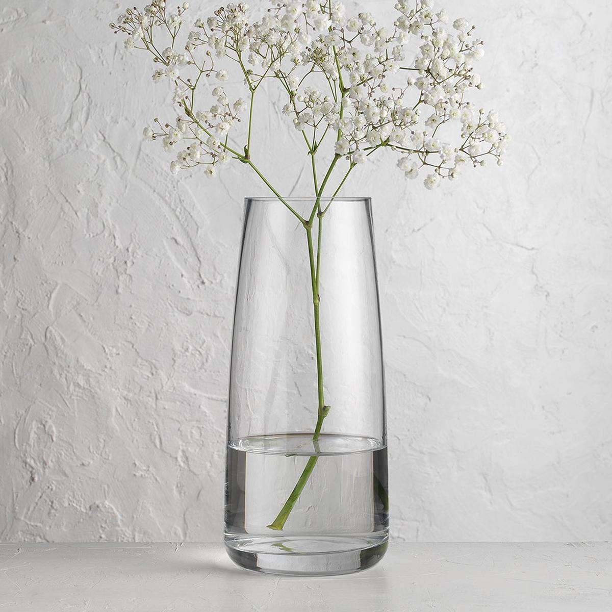 Ecology Fleur Posy Vase 25x11cm | Minimax - with white flower