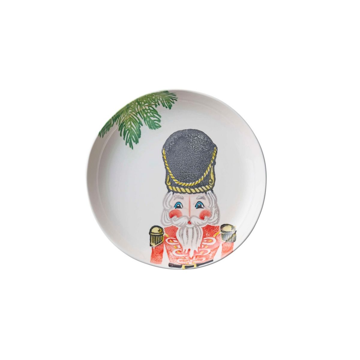 Ceramiche Fabbro Nutcracker Shallow Bowl Red 34cm