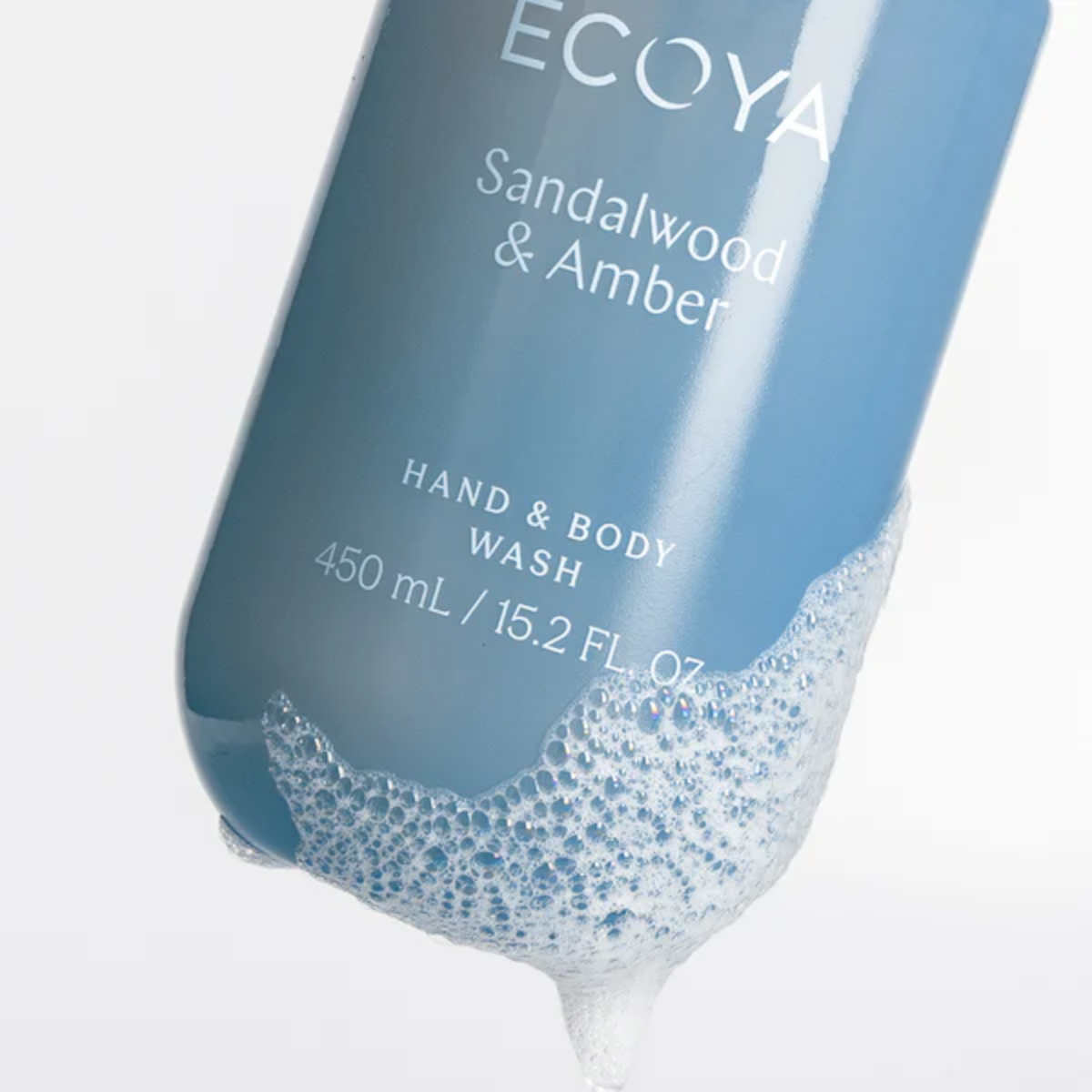 Ecoya Sandalwood & Amber Hand & Body Wash 450ml | Minimax