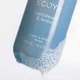 Ecoya Sandalwood & Amber Hand & Body Wash 450ml | Minimax