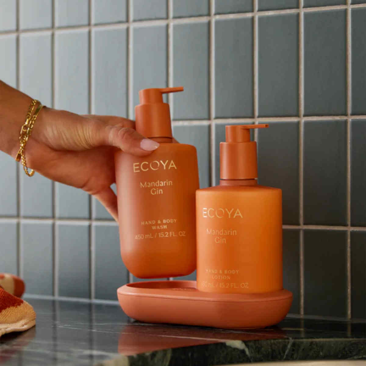 Ecoya Mandarin Gin Bathroom Edit Gift Set | Minimax