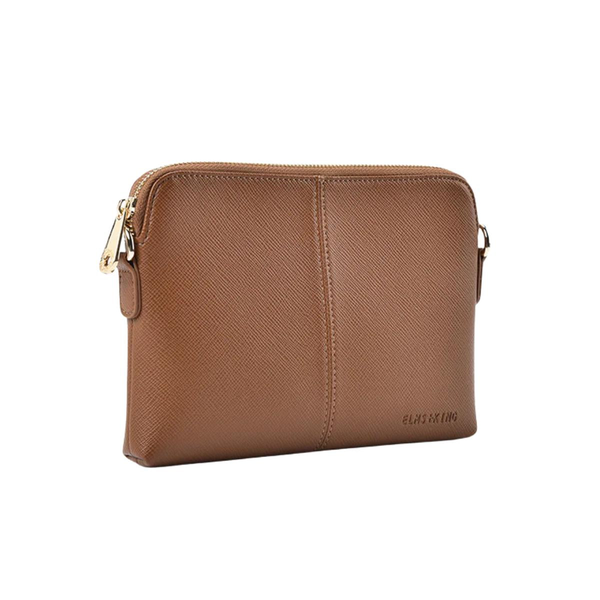 ELMS and KING Bowery Wallet Tan Saffiano | Minimax