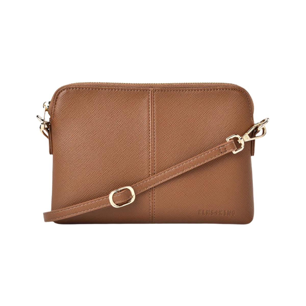 ELMS and KING Bowery Wallet Tan Saffiano | Minimax