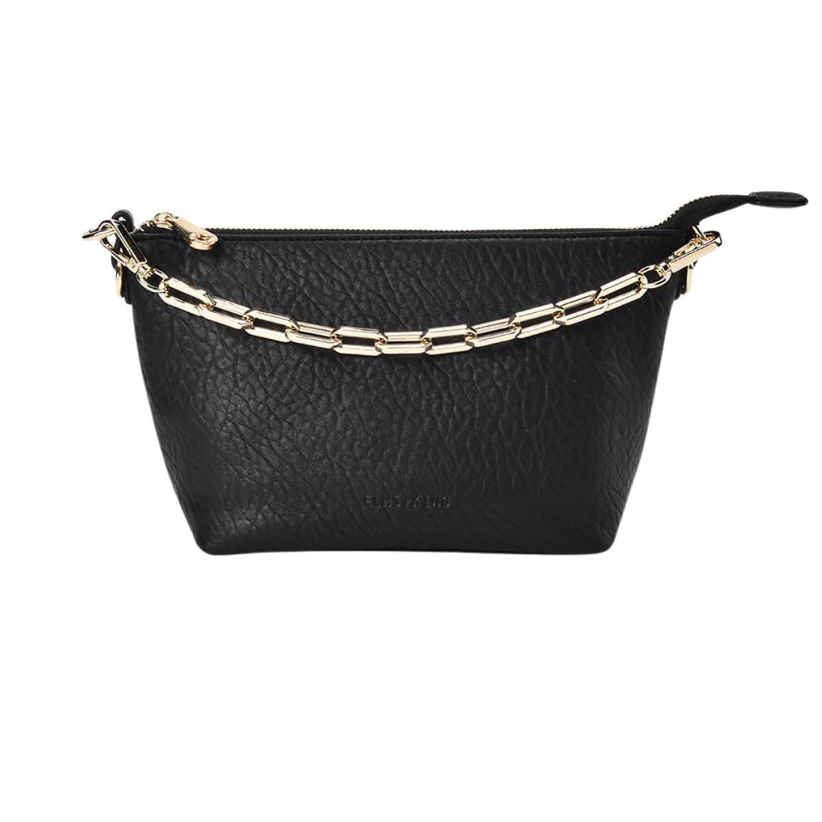 ELMS and KING Leyton Chain Crossbody Black Pebble | Minimax