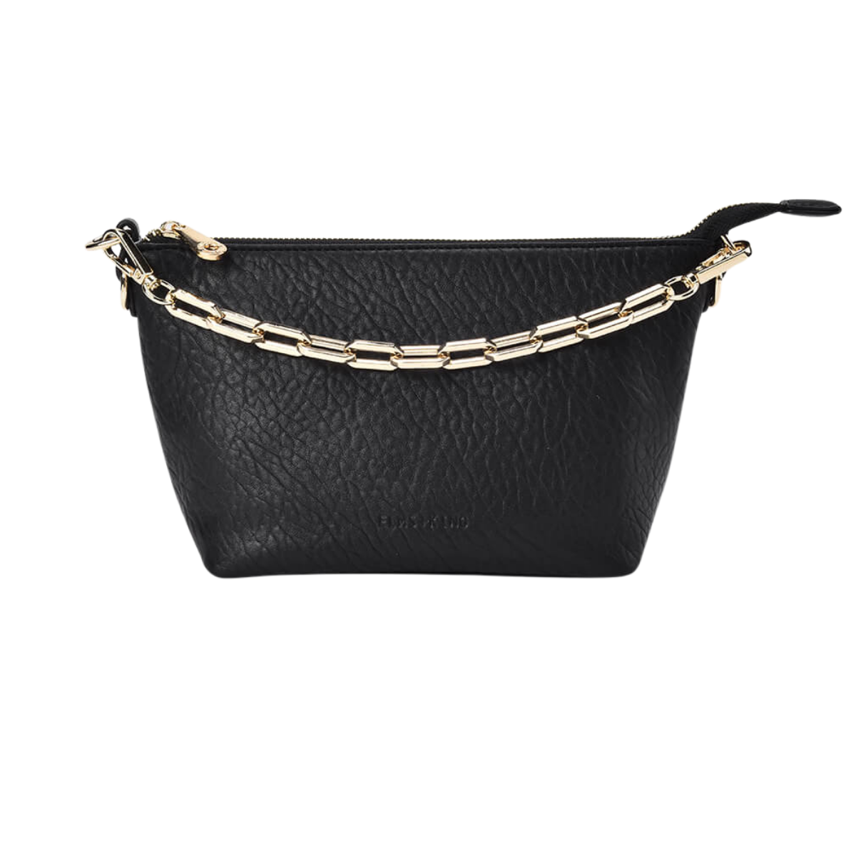 ELMS and KING Leyton Chain Crossbody Black Pebble | Minimax