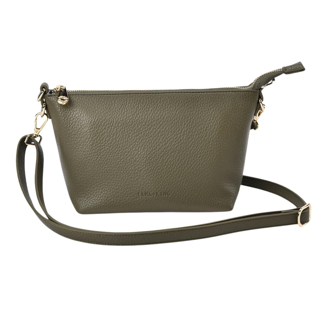 ELMS and KING Leyton Chain Crossbody Khaki | Minimax