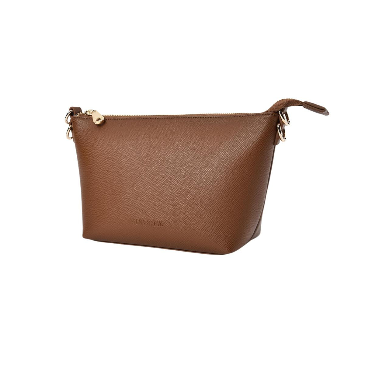 ELMS and KING Leyton Chain Crossbody Tan Saffiano | Minimax