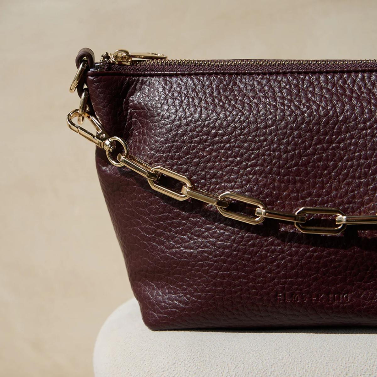 ELMS and KING Leyton Chain Crossbody Wine | Minimax