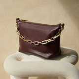 ELMS and KING Leyton Chain Crossbody Wine | Minimax