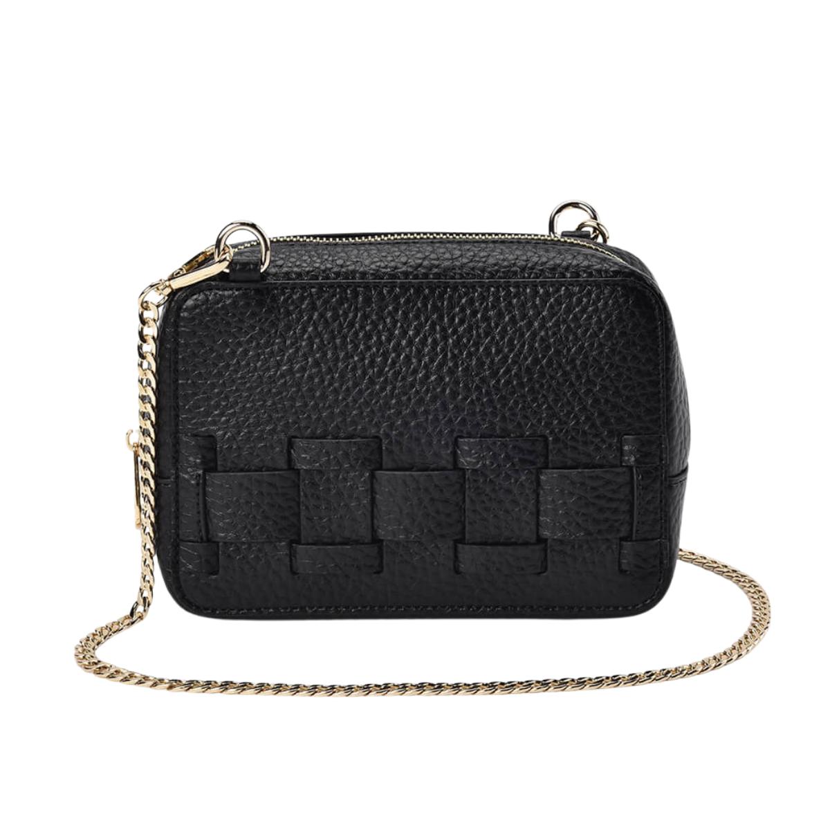 ELMS and KING London Weave Base Crossbody Black | Minimax