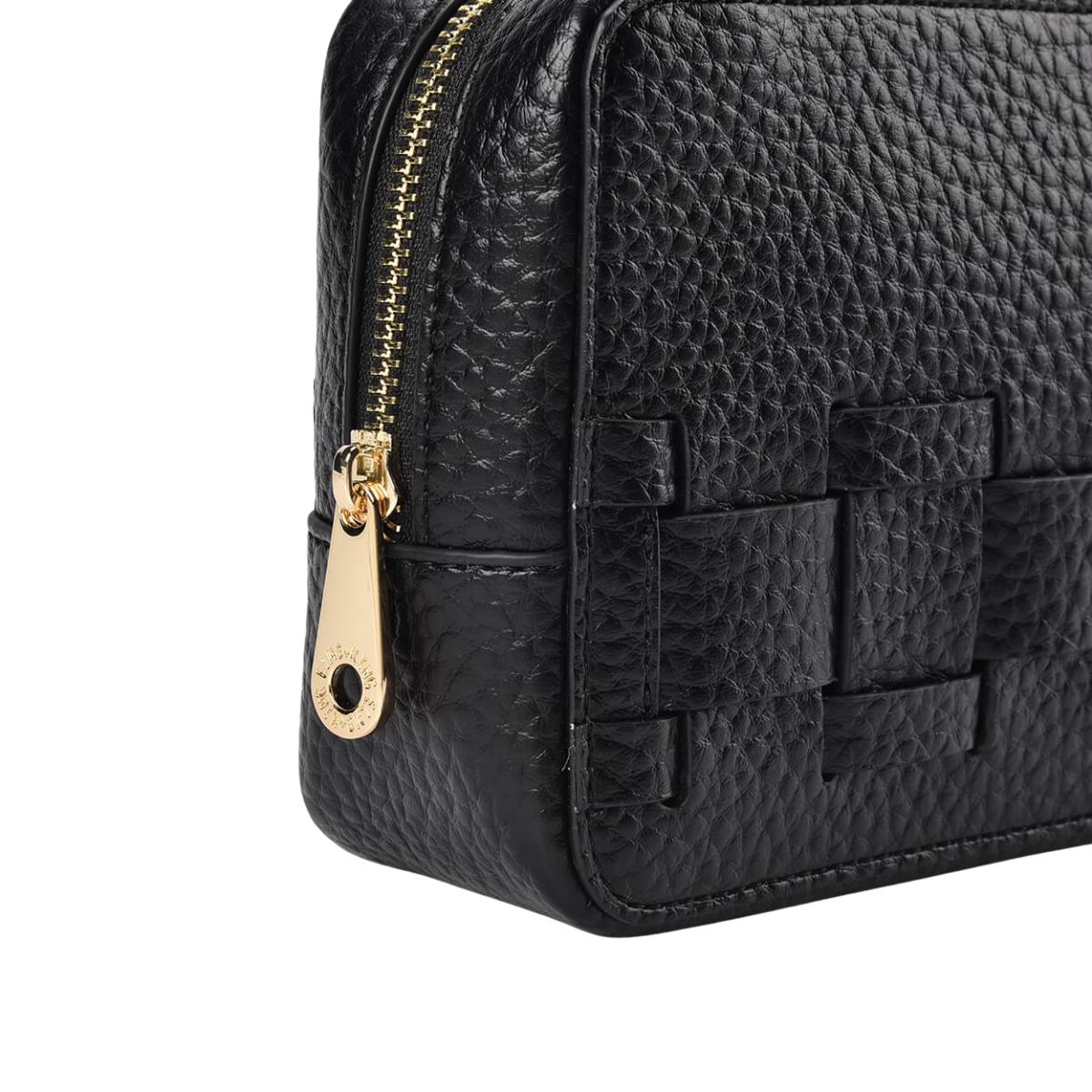 ELMS and KING London Weave Base Crossbody Black | Minimax