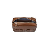ELMS and KING London Weave Base Crossbody Tan Saffiano | Minimax