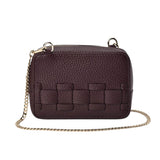 ELMS and KING London Weave Base Crossbody Wine | Minimax