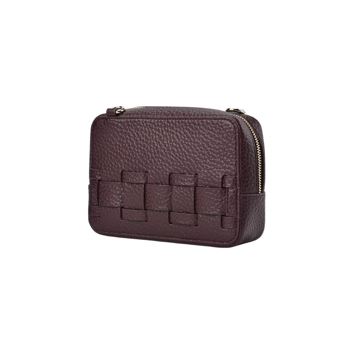 ELMS and KING London Weave Base Crossbody Wine | Minimax