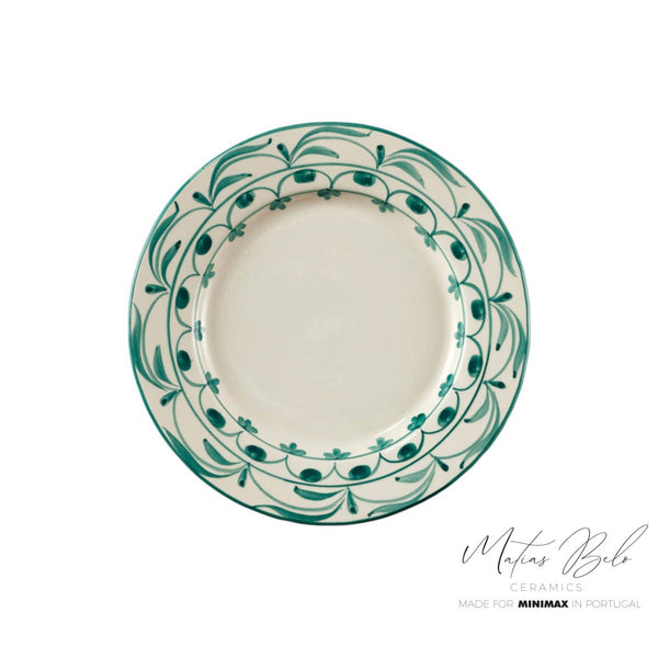 Matias Belo Ceramics Dinner Plate Mint Green 27cm | Minimax