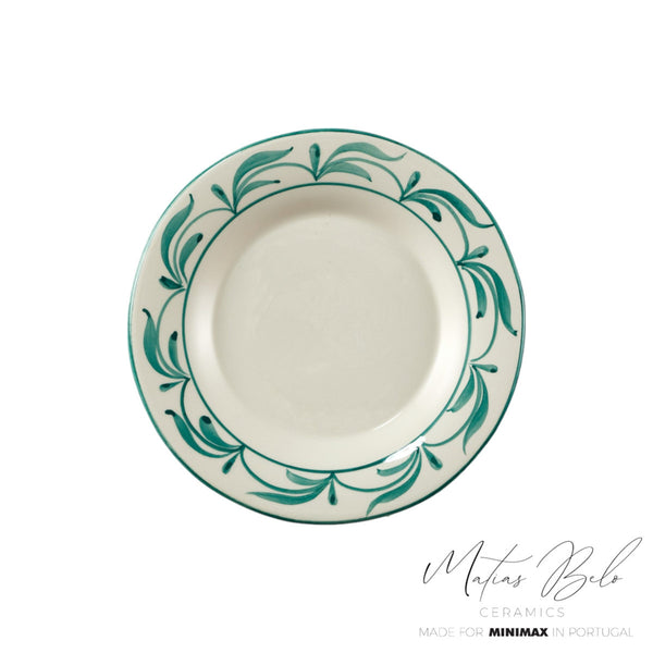 Matias Belo Ceramics Dessert Plate Mint Green 22cm | Minimax
