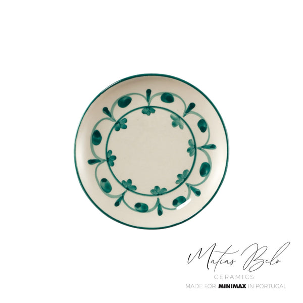 Matias Belo Ceramics Bread Plate Mint Green 14cm | Minimax