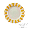 Matias Belo Ceramics Scalloped Salad Plate Yellow 22cm | Minimax
