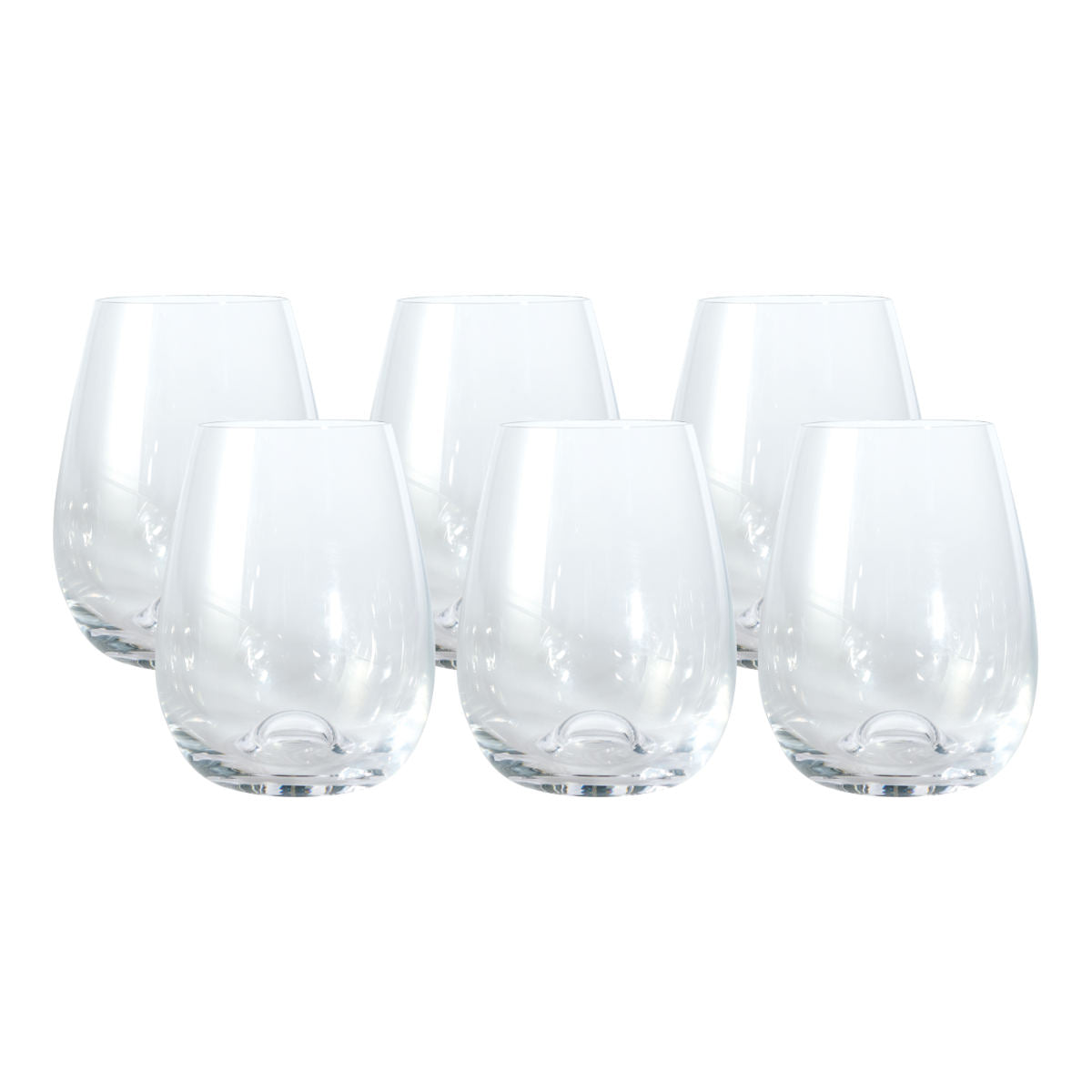 Casero Sensa Stemless Wine Glass 460ml (Set of 6) | Minimax