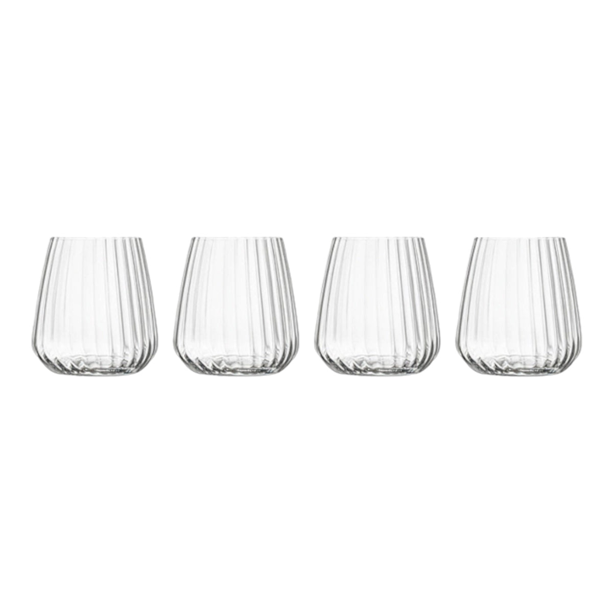Luigi Bormioli Optica Tumbler 450ml (Set of 4) | Minimax