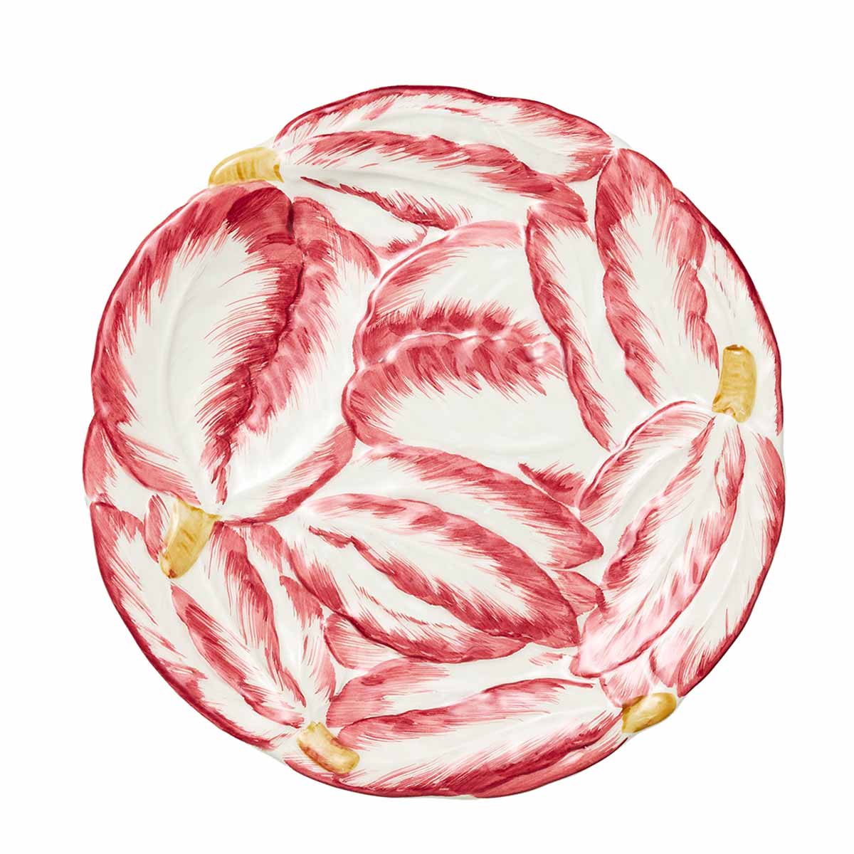 La Ceramica Radicchio Dinner Round Plate Red 28cm