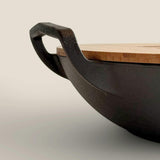 31cm Cast Iron Takumi Wok Set