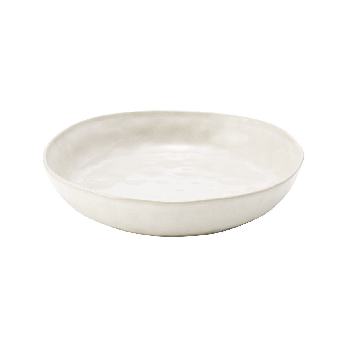 Ecology Marie Pasta Bowl Wheat 22cm with organic shape and natural textured finish in soft neutral tones