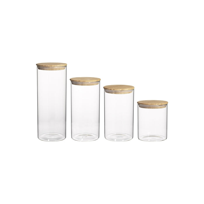 Ecology Round Pantry Canisters Set 4 Piece | Minimax
