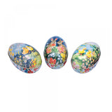 Elite Tins Vintage Egg Tin Large 11.2 x 6.9cm with vintage-style decorative pattern on lid