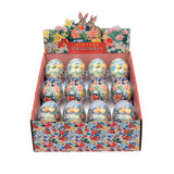 Elite Tins Vintage Egg Tin Large 11.2 x 6.9cm with vintage-style decorative pattern on lid