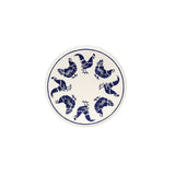 Emma Bridgewater Hen Round Tin Blue Small with illustrated chicken design on blue lid