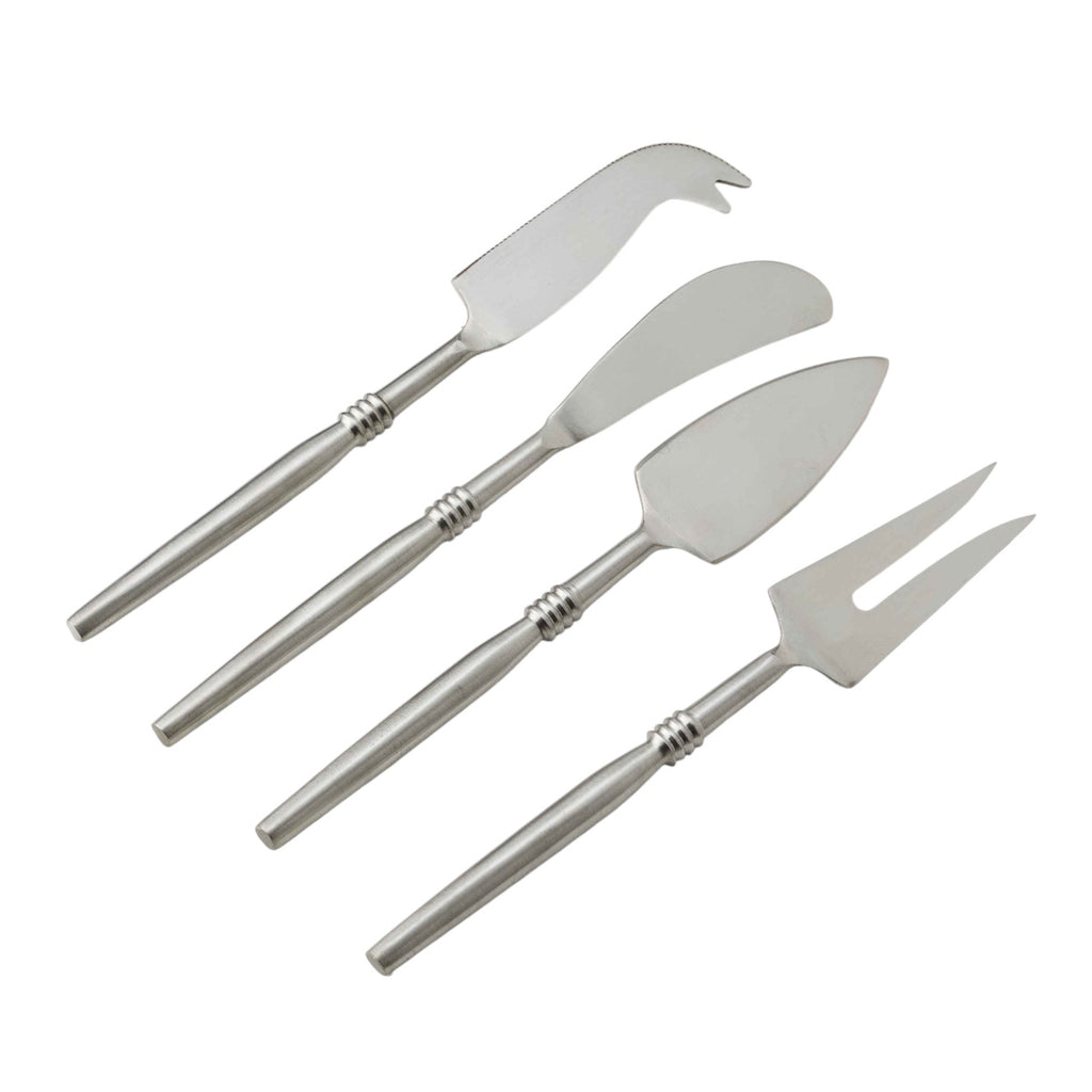 Epicurean Cuisine Arbor Cheese Set Silver 4 Piece Minimax