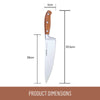 Essteele Chefs Knife Ash 20cm | Minimax
