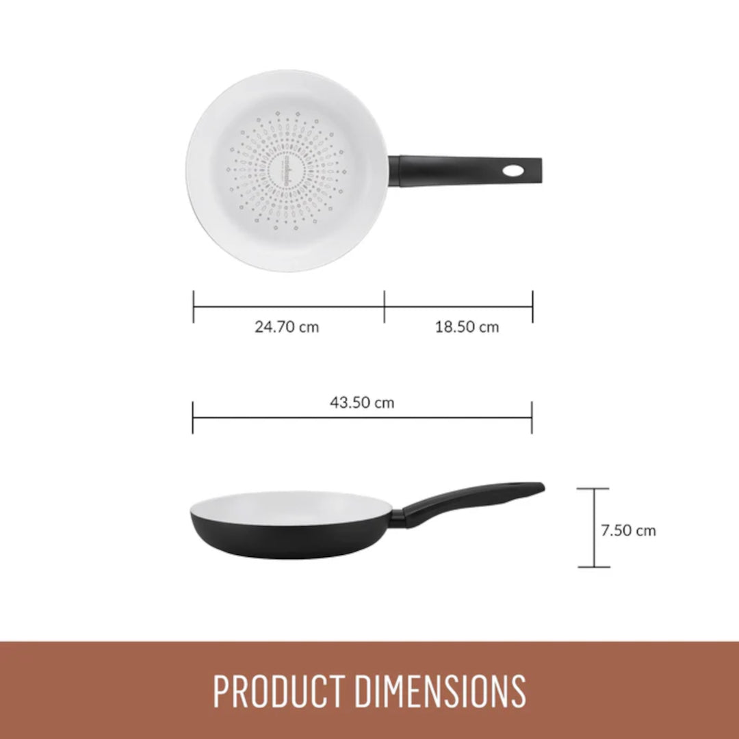 Essteele Essenza 24cm stainless steel frypan large skillet induction suitable