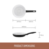 Essteele Essenza 24cm stainless steel frypan large skillet induction suitable