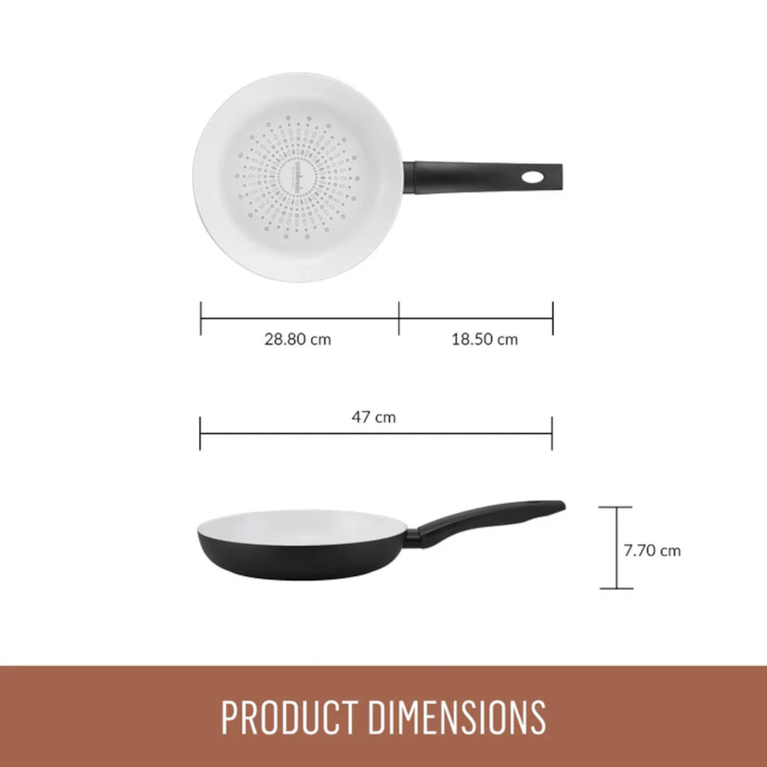 Essteele Essenza 28cm stainless steel frypan large skillet induction suitable