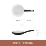 Essteele Essenza 28cm stainless steel frypan large skillet induction suitable