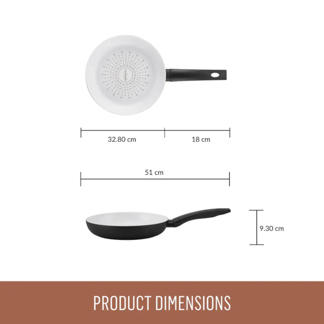 Essteele Essenza 32cm stainless steel frypan large skillet induction suitable