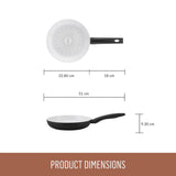 Essteele Essenza 32cm stainless steel frypan large skillet induction suitable