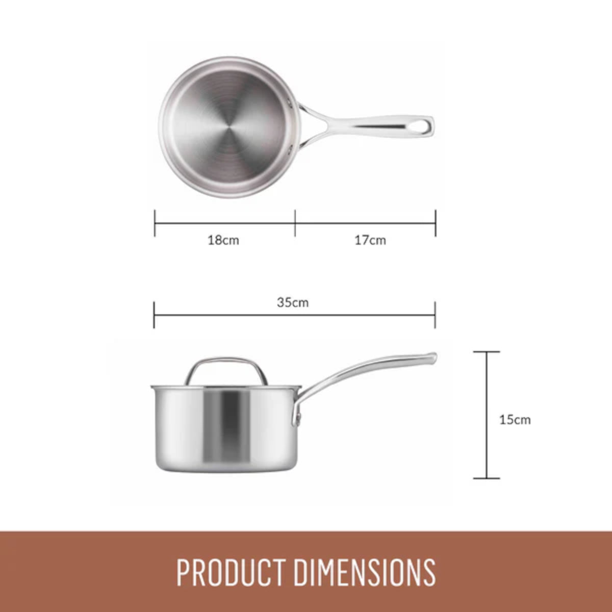 Essteele Eternità Saucepan 18cm (2.8L) | Minimax