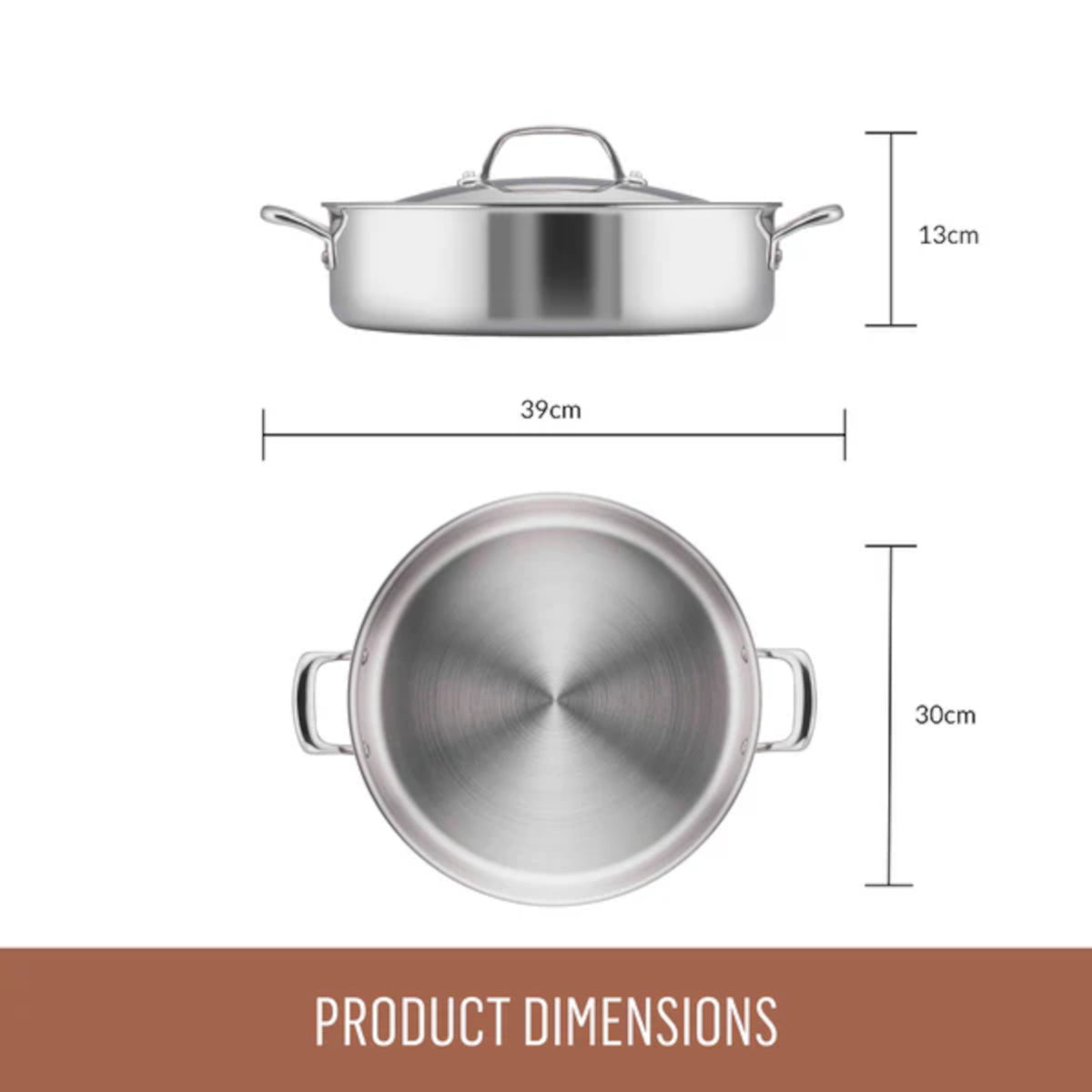 Essteele Eternità Sauteuse 30cm (5.6L) | Minimax