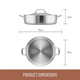 Essteele Eternità Sauteuse 30cm (5.6L) | Minimax