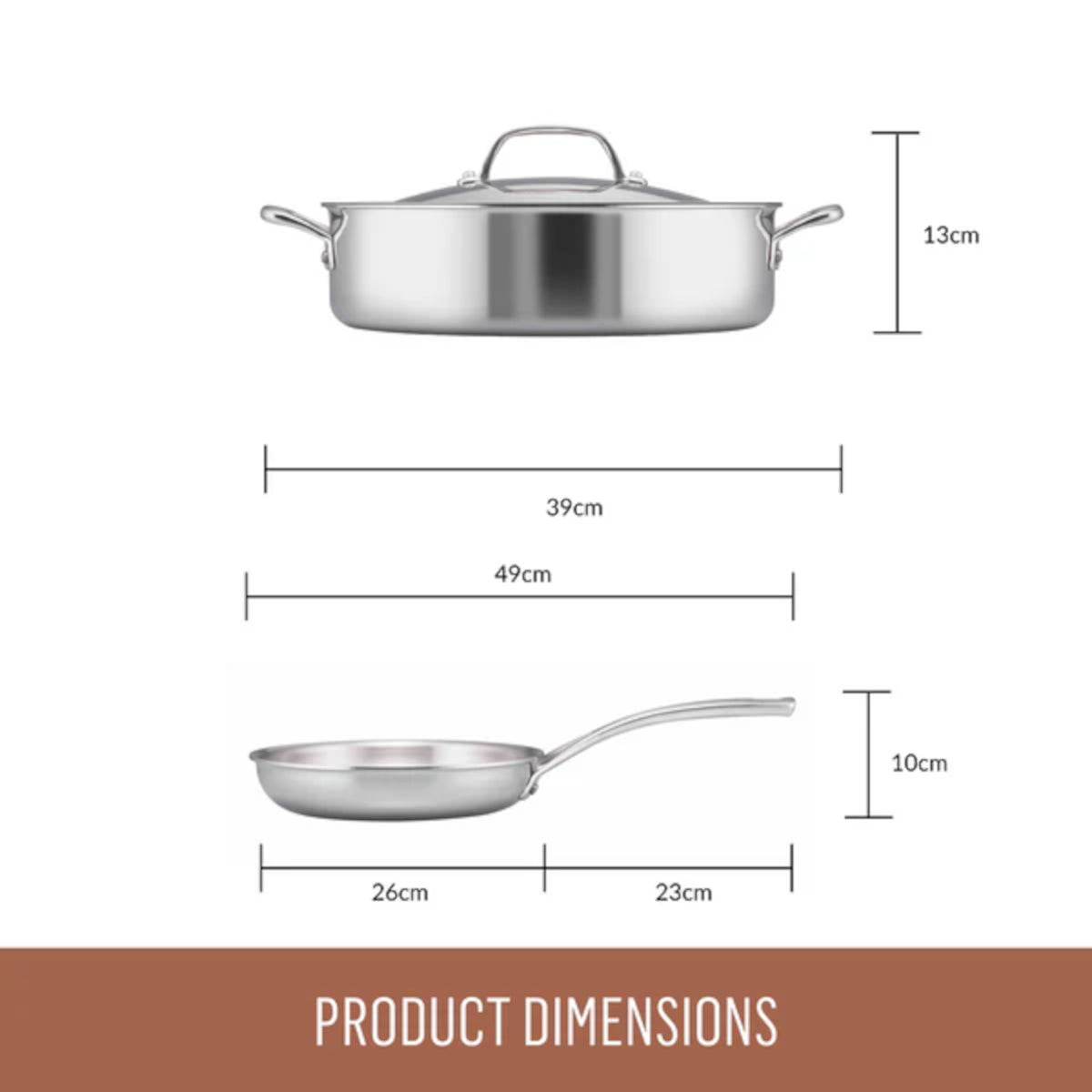 Essteele Eternita Skillet & Sauteuse Set | Minimax