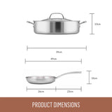 Essteele Eternita Skillet & Sauteuse Set | Minimax